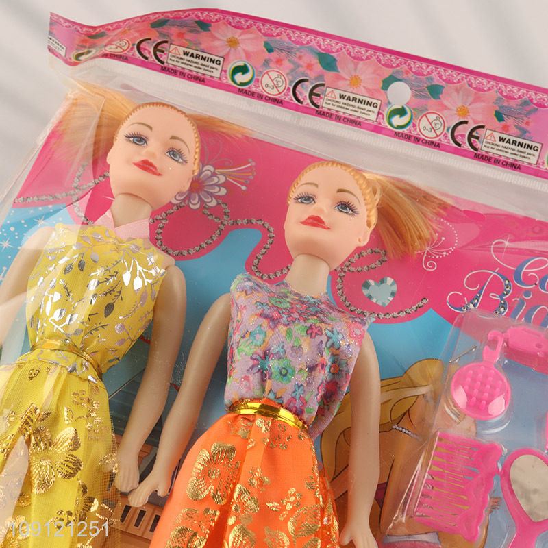 Top selling children girls 11inch beauty doll dressing doll set toys