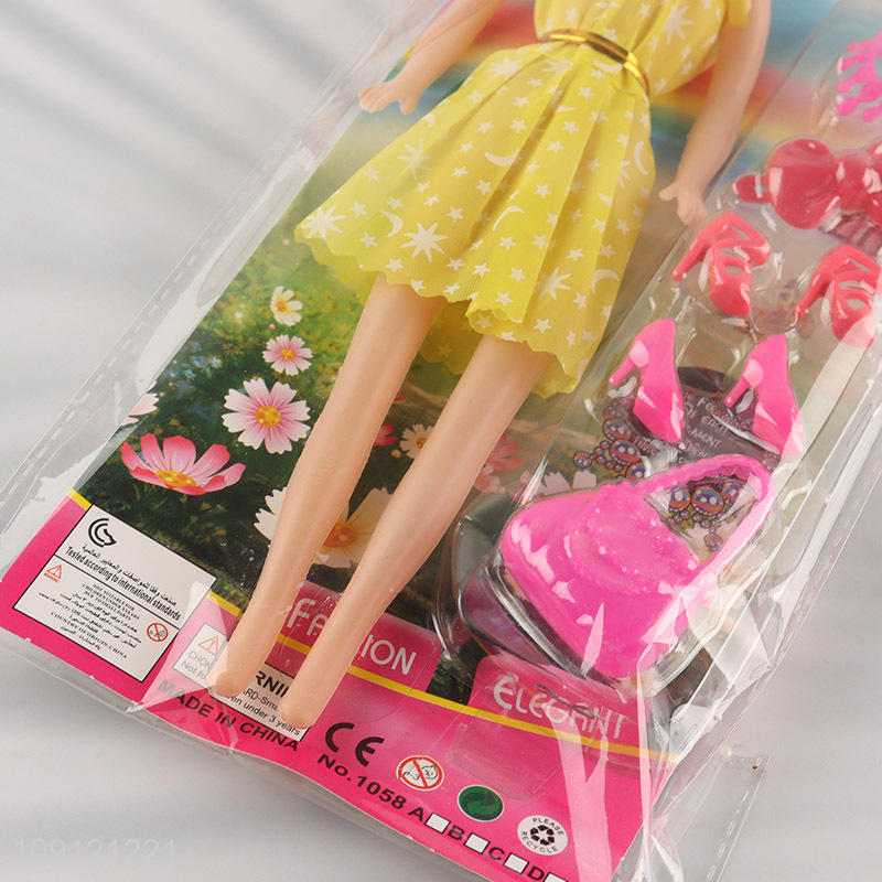 Good price 11inch girls kids beauty doll dressing doll toys for sale