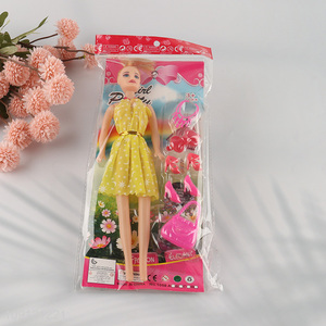 Good price 11inch girls kids beauty doll dressing doll toys for sale