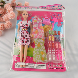 Most popular kids 11inch beauty doll dressing doll pretend play set toys