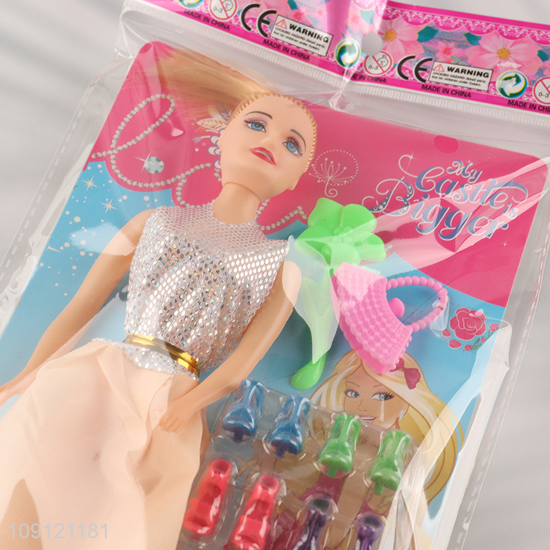 New product 11inch beauty doll dressing doll girls kids toys for sale