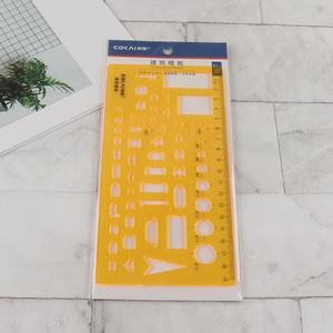 Good quality plastic professional architecture template ruler for sale