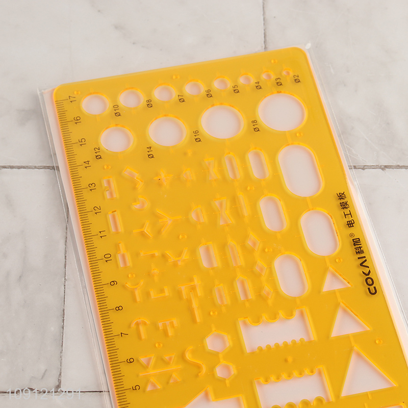 China products professional drawing template ruler electricion template