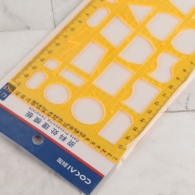 High quality plastic professional data processing template ruler