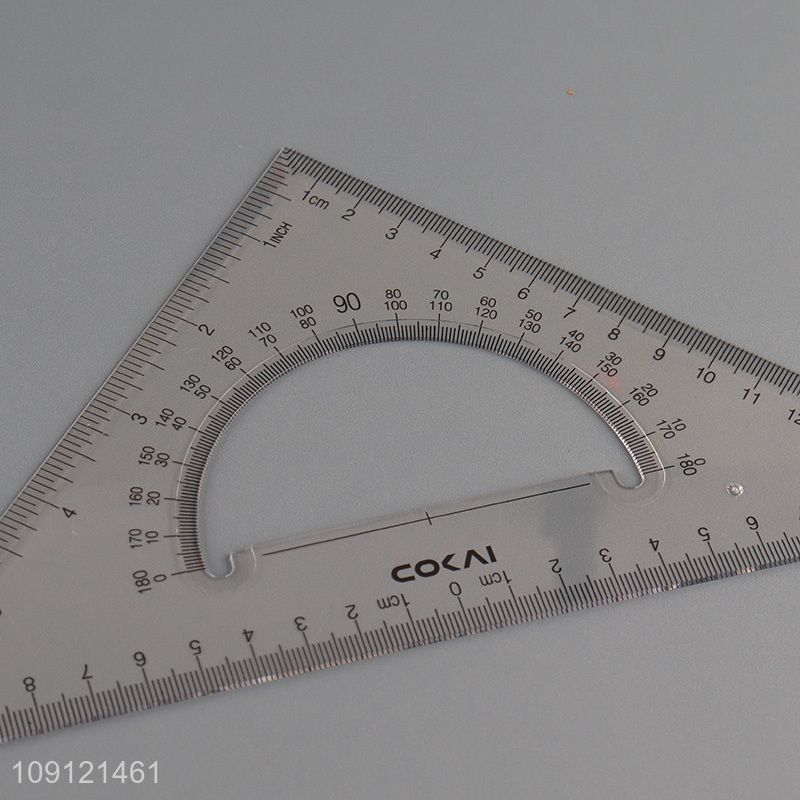 Top products plastic professional school office triangle ruler set