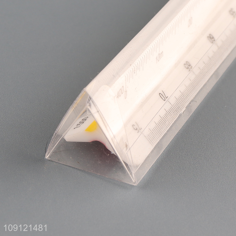 Most popular professional geometric drafting engineering triangular scale ruler
