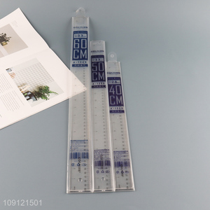 Good sale professional drafting supplies plastic straight ruler