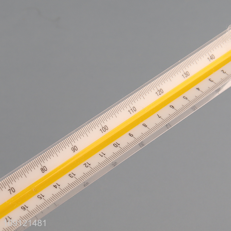 Most popular professional geometric drafting engineering triangular scale ruler