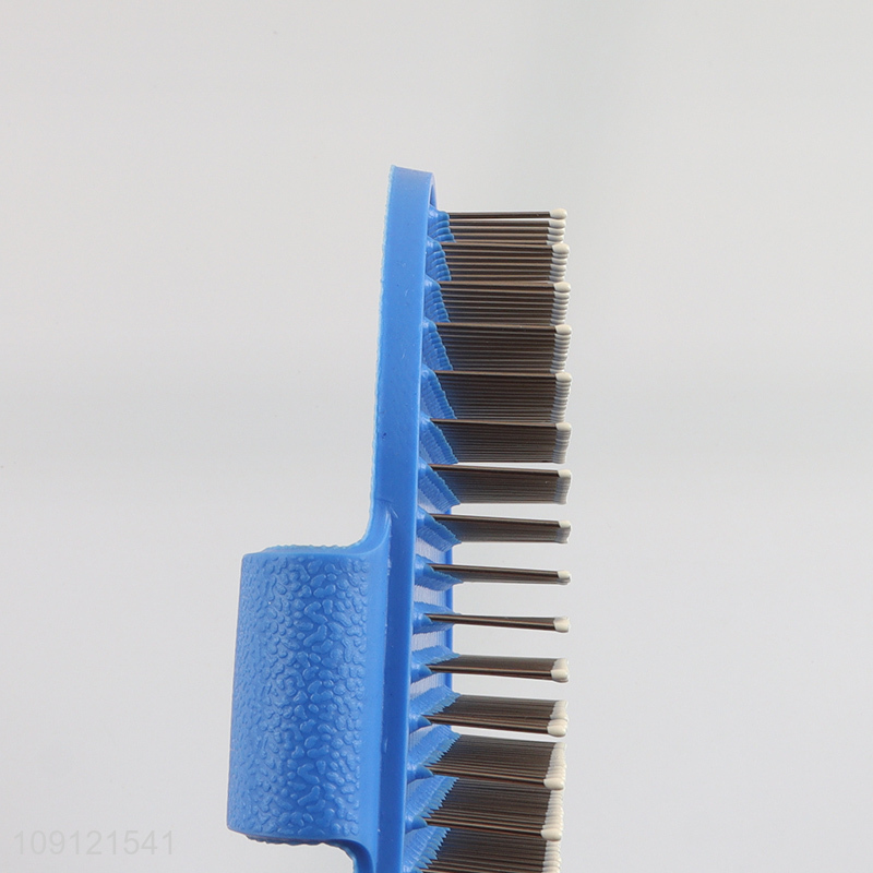 Factory Price Dogs Cats Grooming Brush Massage Comb with Adjustable Handle