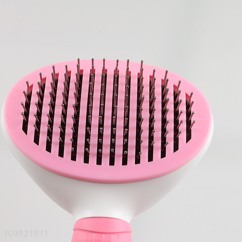 New Product Self Cleaning Slicker Brush Dog Pin Brush Dog Grooming Brush