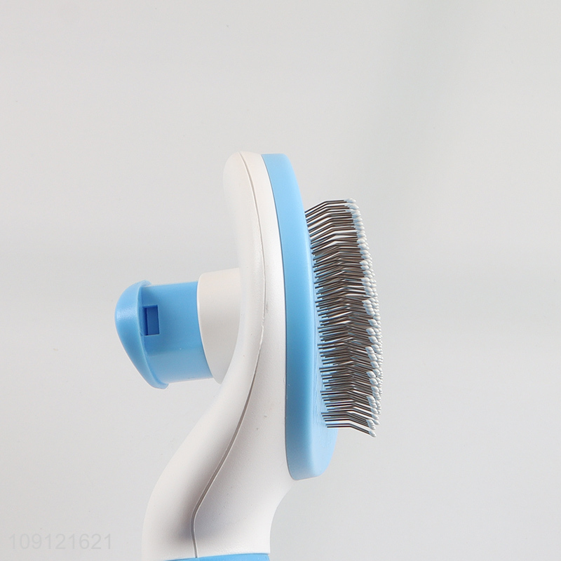 Wholesale Self Cleaning Slicker Brush Pet Grooming Brush for Dogs Cats