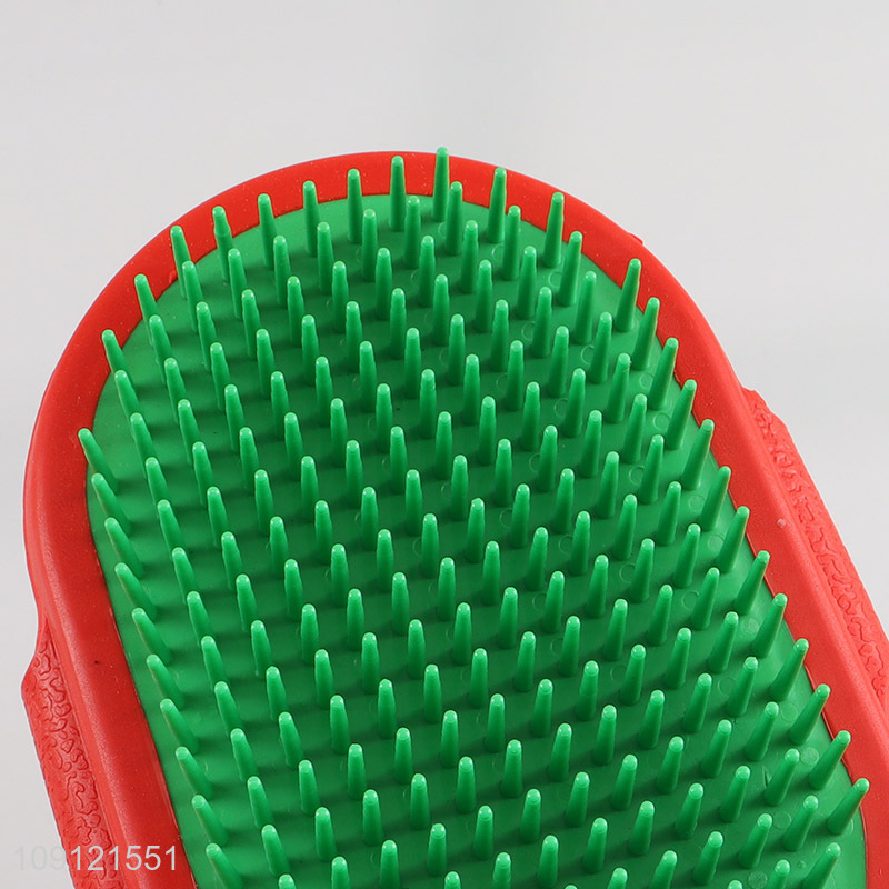 High Quality Pet Dog Bath Brush Dog Shampoo Brush for Pet Dogs Cats