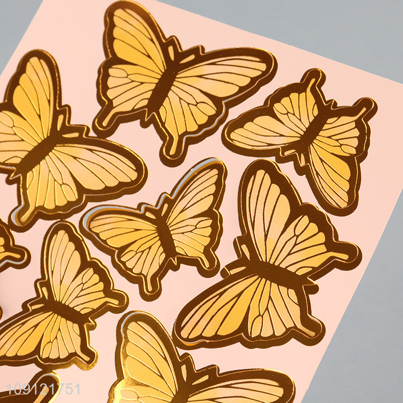 China factory 3d butterfly cake topper cupcake decoration for sale