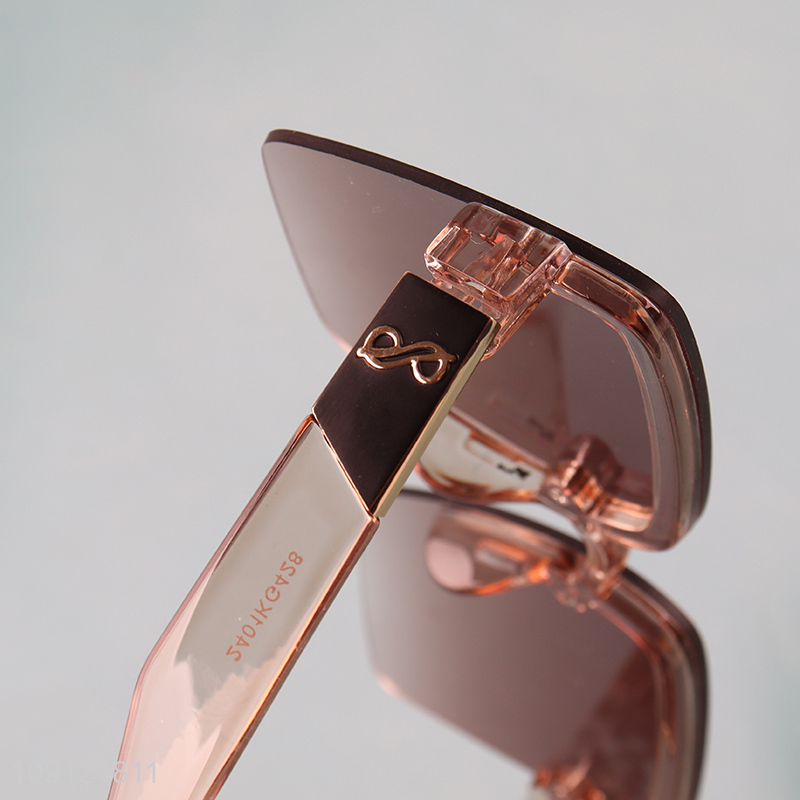 Most popular rectangle frame women fashion summer outdoor sunglasses