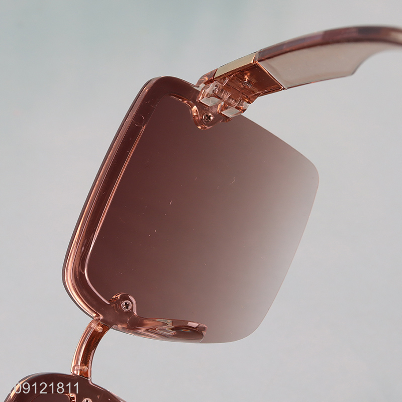 Most popular rectangle frame women fashion summer outdoor sunglasses