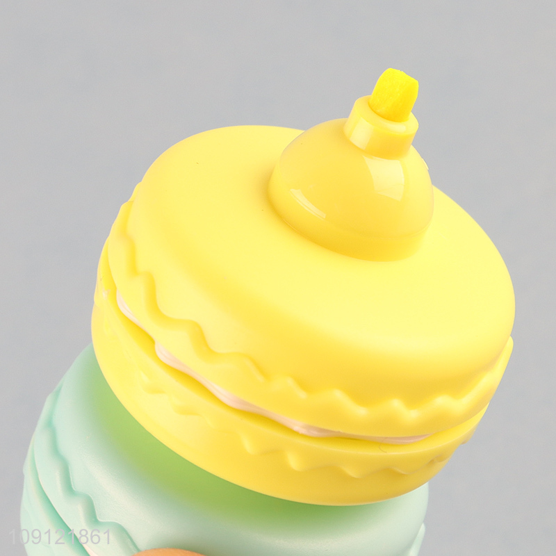 New arrival macaron shape cartoon highlighter pen for stationery