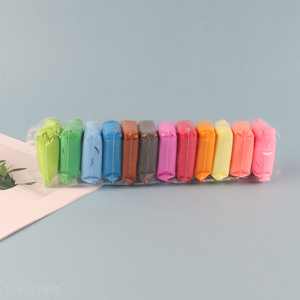 New arrival colourful 12pcs non-toxic kids plasticine toys for sale