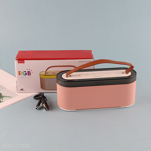 Wholesale Portable Home LED RGB Light Up Mini Speaker