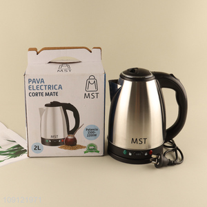 Good selling 2L 1500-2200W stainless steel electric water kettle wholesale