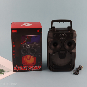 China factory wireless portable outdoor speaker with FM radio