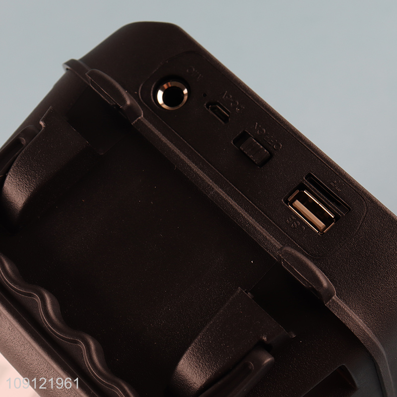 China factory wireless portable outdoor speaker with FM radio