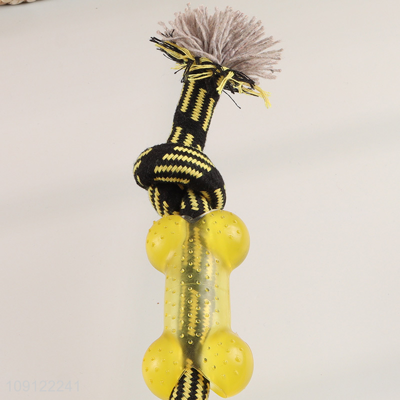 Wholesale Dog Rope Toy Bite Resistant Dog Chew Toy for Teething