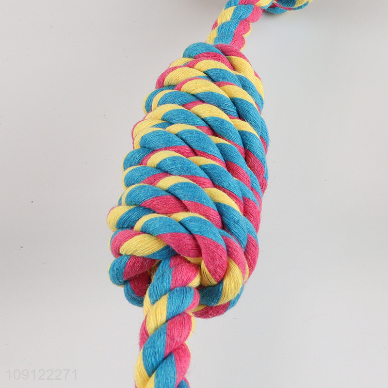 Factory Price Cotton Dog Rope Toy Puppy Teething Toy for Small Dogs
