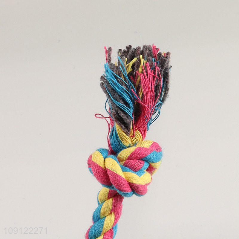 Factory Price Cotton Dog Rope Toy Puppy Teething Toy for Small Dogs