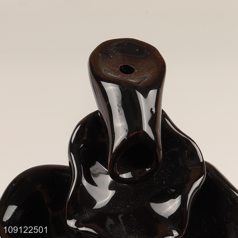 New Arrival Ceramic Backflow Incense Holder Waterfall Incense Burner for Decor