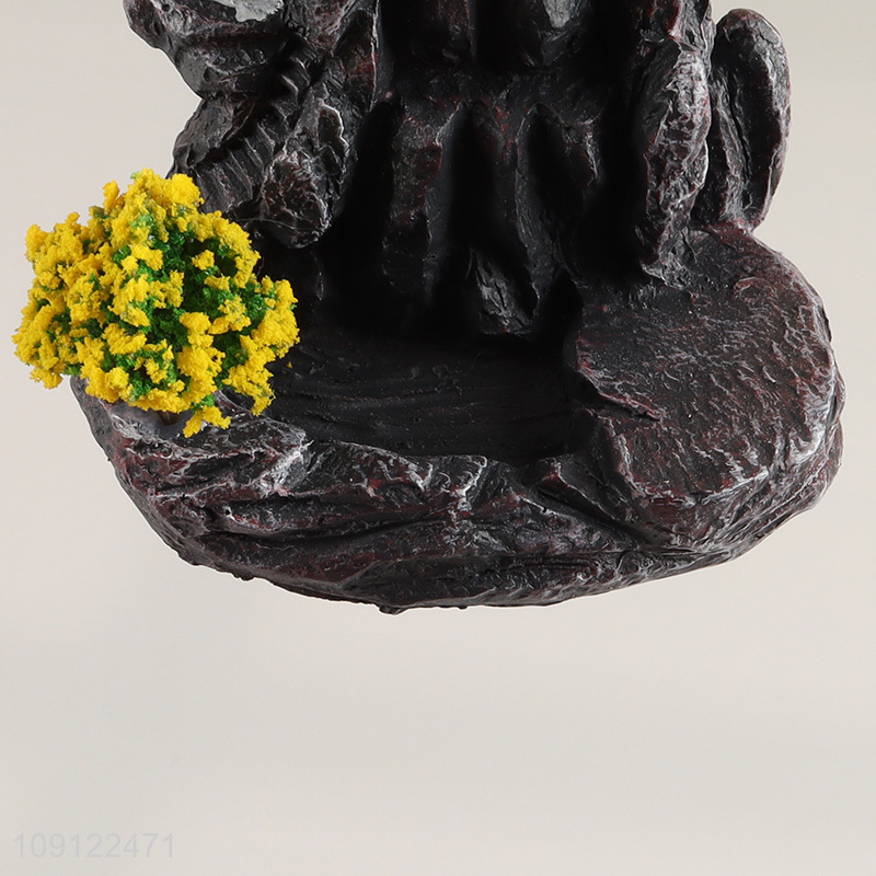 Factory Price Decorative Backflow Incense Burner Ceramic Waterfall Incense Holder