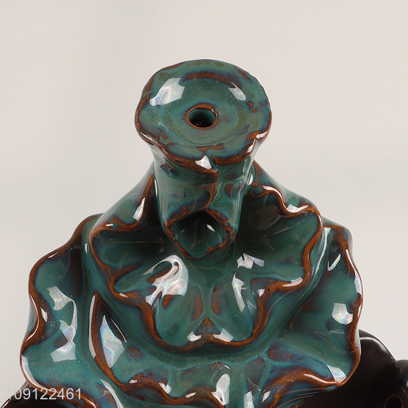 Wholesale Ceramic Backflow Incense Burner for Office Yoga Room Decoration