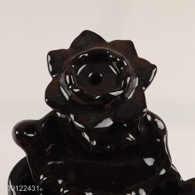 China Imports Ceramic Waterfall Incense Holder Ceramic Backflow Incense Burner