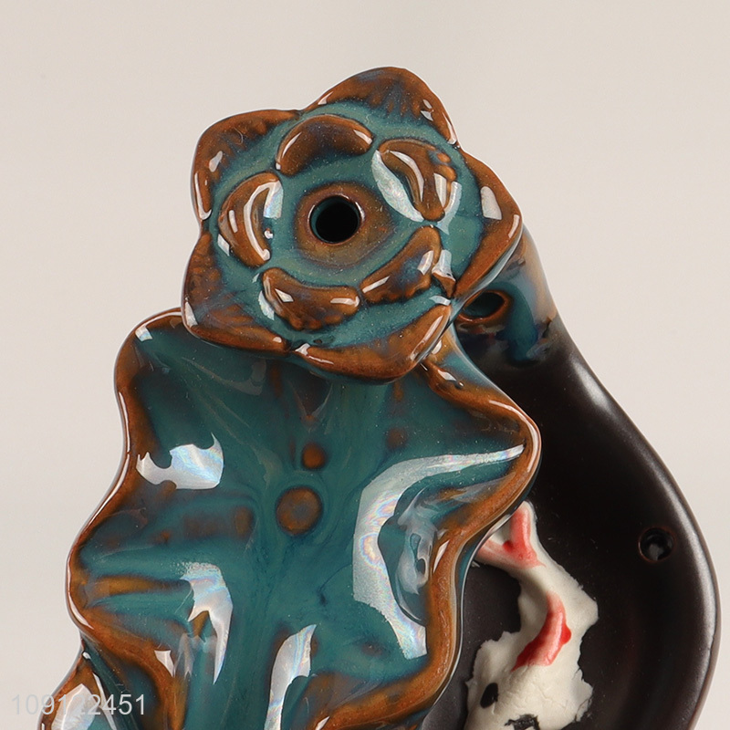 New Product Ceramic Backflow Incense Burner Home Reading Room Ornaments