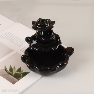 China Imports Ceramic Waterfall Incense Holder Ceramic Backflow Incense Burner