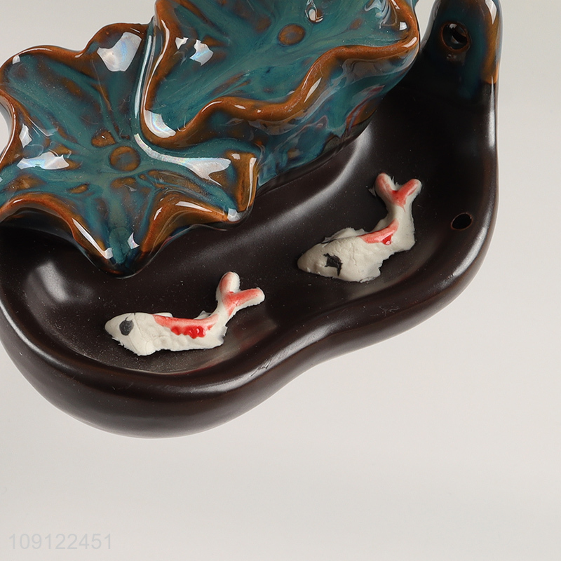 New Product Ceramic Backflow Incense Burner Home Reading Room Ornaments