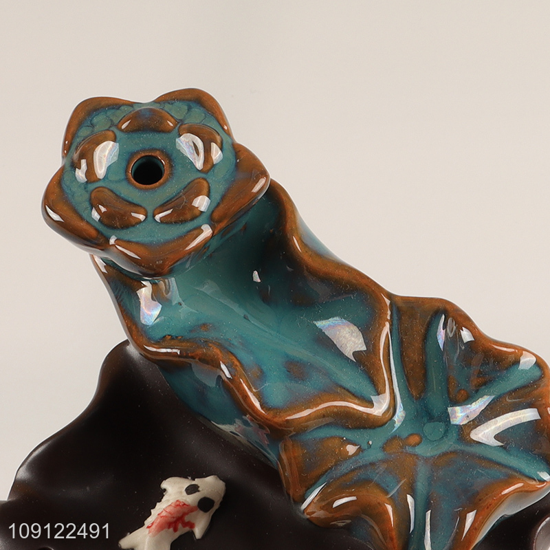 Hot Selling Ceramic Backflow Incense Holder Ceramic Waterfall Incense Burner