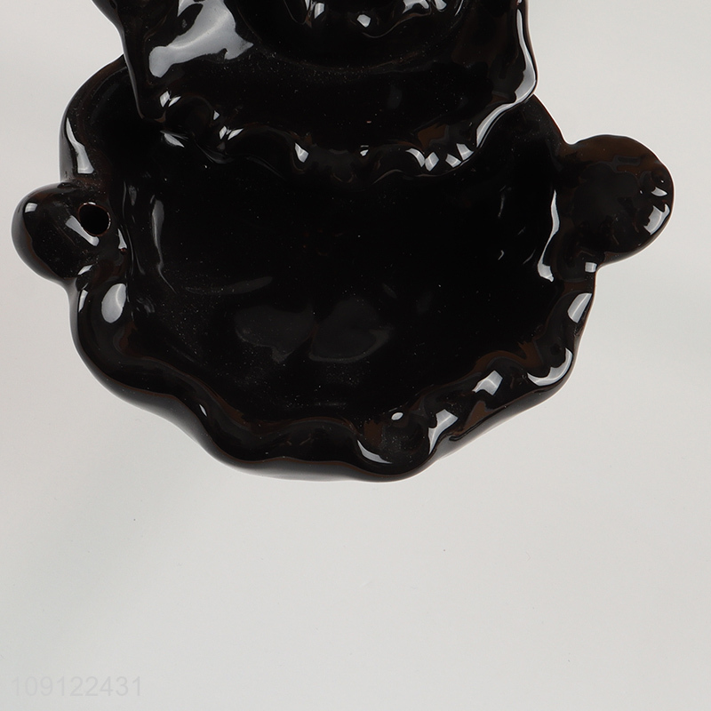 China Imports Ceramic Waterfall Incense Holder Ceramic Backflow Incense Burner