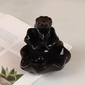 Good Quality Backflow Incense Holder Ceramic Waterfall Backflow Incense Burner