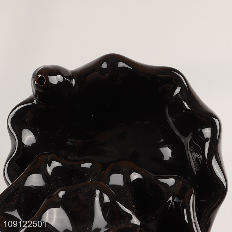 New Arrival Ceramic Backflow Incense Holder Waterfall Incense Burner for Decor