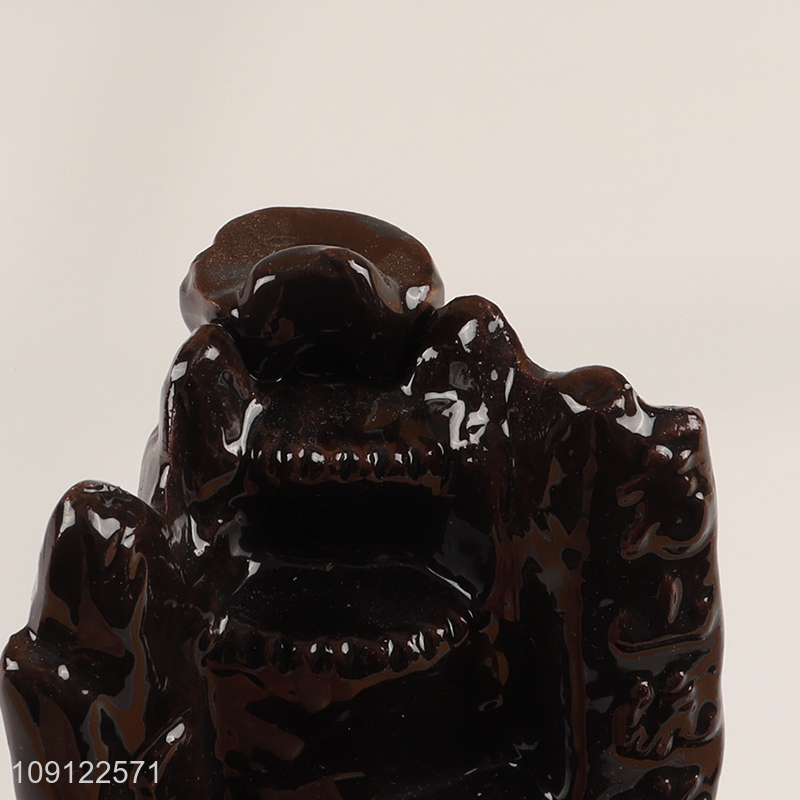 High Quality Decorative Backflow Incense Burner Ceramic Waterfall Incense Holder