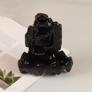 High Quality Decorative Backflow Incense Burner Ceramic Waterfall Incense Holder