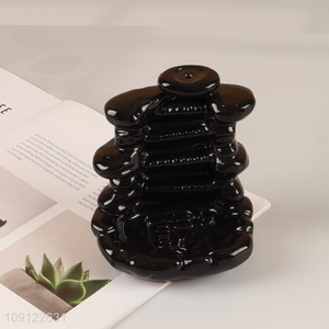 New Product Ceramic Waterfall Incense Holder Ceramic Backflow Incense Burner