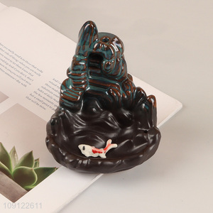China Imports Backflow Incense Holder Ceramic Waterfall Backflow Incense Burner