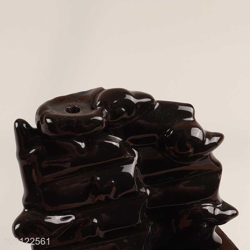 Factory Price Ceramic Backflow Incense Burner for Office Yoga Room Decoration