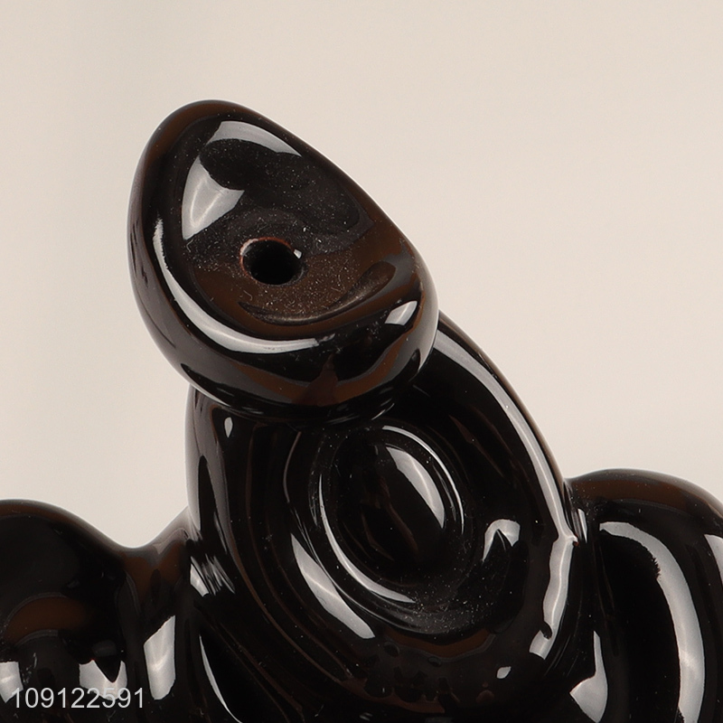 New Arrival Ceramic Backflow Incense Holder Ceramic Waterfall Incense Burner