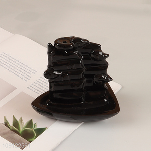 Factory Price Ceramic Backflow Incense Burner for Office Yoga Room Decoration