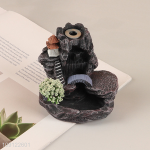Good Quality Ceramic Backflow Incense Holder Waterfall Incense Burner for Decor