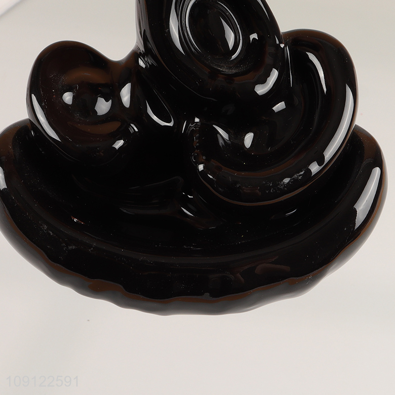 New Arrival Ceramic Backflow Incense Holder Ceramic Waterfall Incense Burner