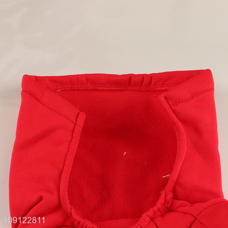 Hot Selling Dog Christmas Costume Santa Claus Dog Apparel Winter Clothes