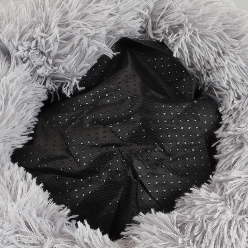 Good Quality Cat Beds Round Plush Cat Beds for Indoor Cats & Kittens